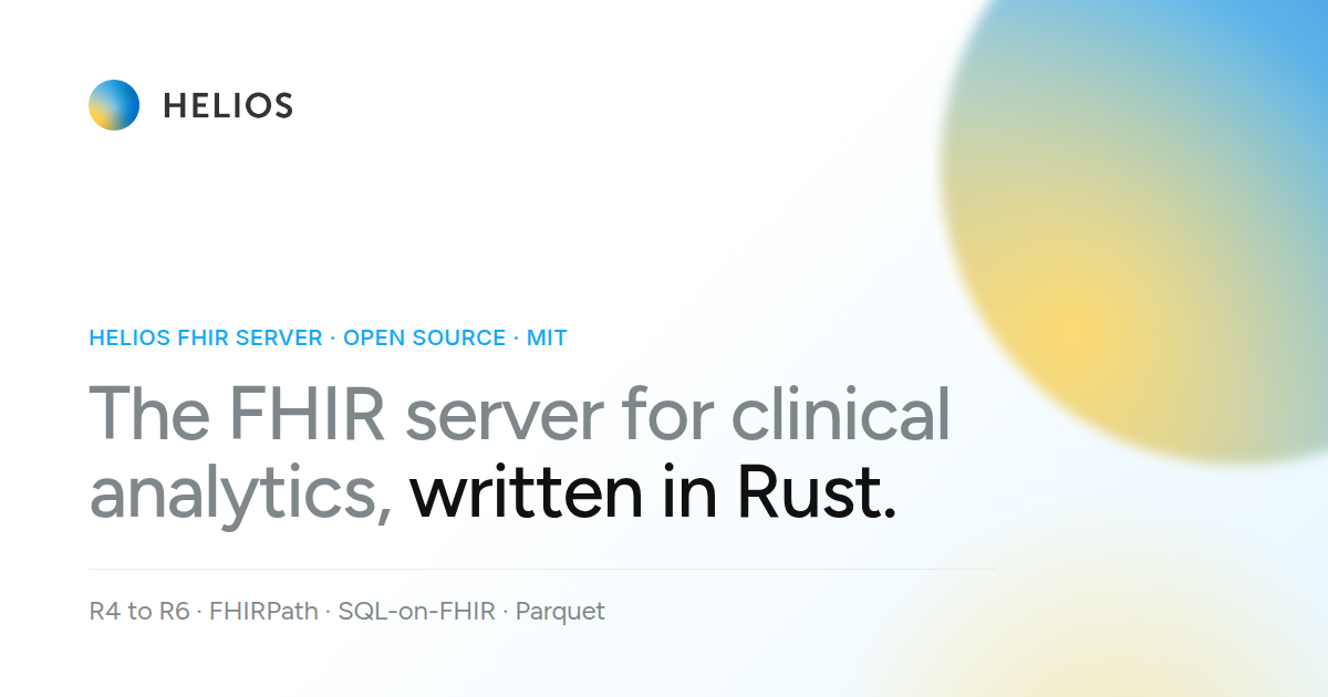 Helios FHIR Server